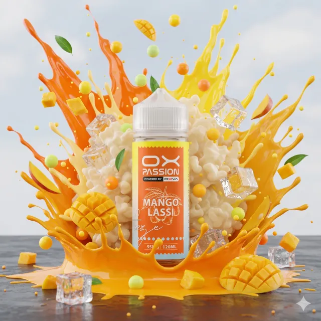 OX PASSION FREEZE-MANGO LASSI ICE-55MG 120ML