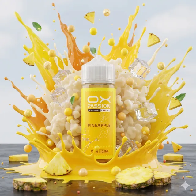 OX PASSION FREEZE-PINEAPPLE ICE-55MG 120ML