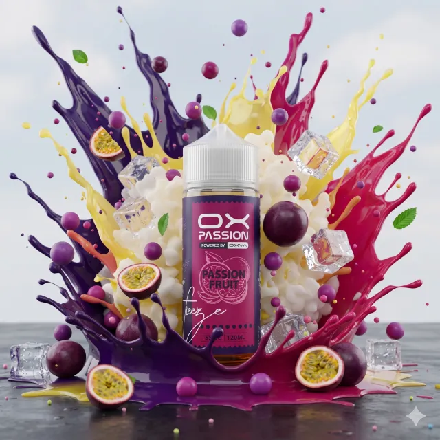 OX PASSION FREEZE-PASSIONFRUIT ICE-55MG 120ML