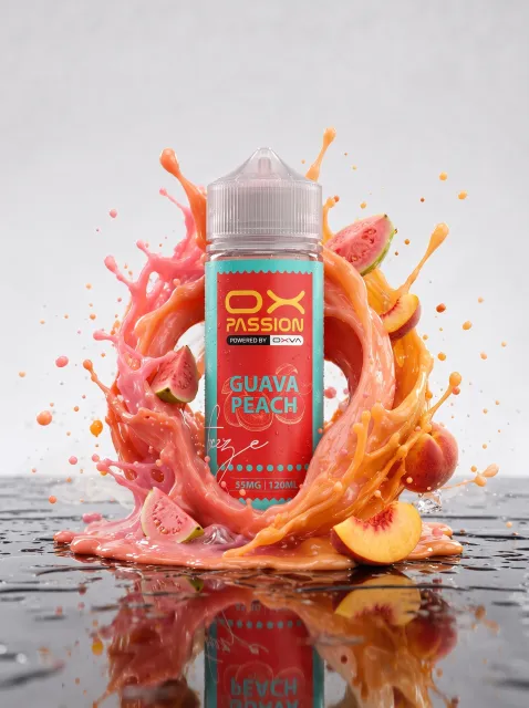 OX PASSION FREEZE-GUAVA PEACH ICE-55MG 120ML