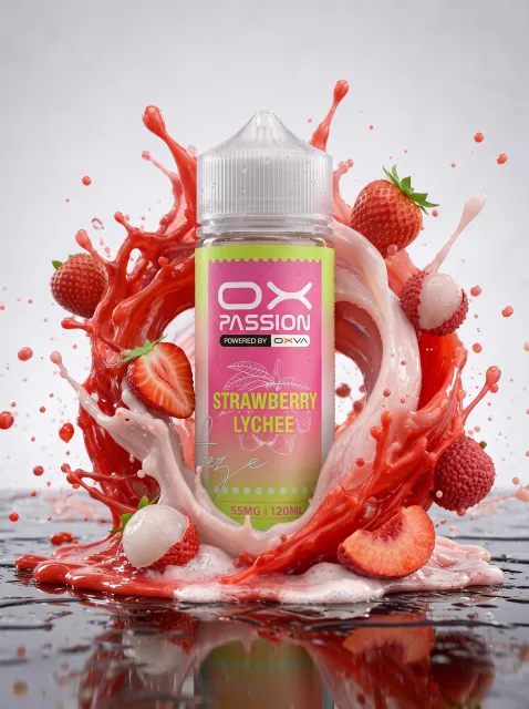 OX PASSION FREEZE-STRAWBERRY LYCHEE ICE-55MG 120ML