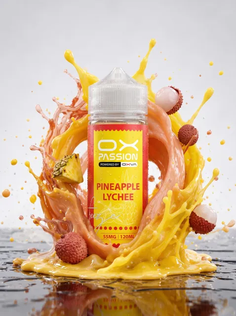 OX PASSION FREEZE-PINEAPPLE LYCHEE ICE-55MG 120ML