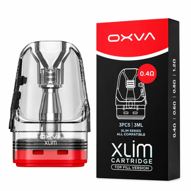 OXVA XLIM Cartridge and Packaging